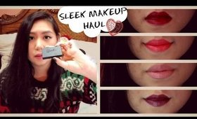 Sleek Makeup Haul + Lip Swatches