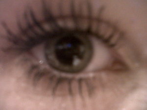 Long eyelashes using 'One by one mascara by Maybelline' Much love for this mascara and 'Falsies black drama' :)x