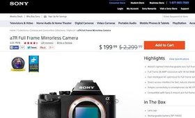 Breaking news: Sony a7R Full Frame Mirrorless 199$