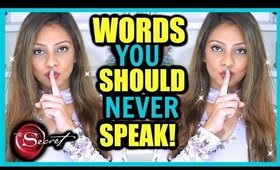 WORDS YOU SHOULD NEVER SPEAK! │ WORDS THAT CREATE BLOCKS FROM MANIFESTING WHAT YOU WANT!