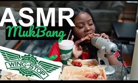 My first #ASMR #WingStop #MukBang !! Lmao !!
