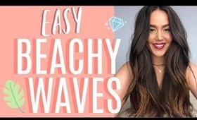 EASY BEACHY WAVES | HAIR TUTORIAL