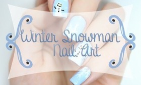 Snowman Nail Art Tutorial