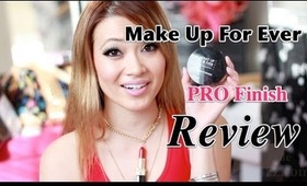 Make Up For Ever Pro Finish Review and Demo