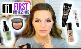 TRYING NEW MAKEUP PRODUCTS! First Impressions & Demo | Casey Holmes