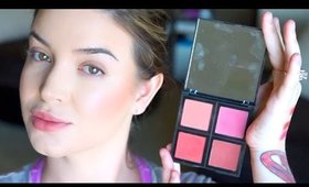 How to apply blush + E.l.f Blush palette review ♡