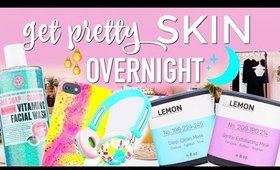 Get PRETTY, CLEAR, GOOD Skin OVERNIGHT & Glow UP your SKIN | Paris & Roxy