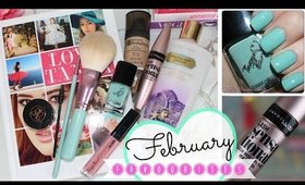 February Favourites featuring Tanya Burr, Maybelline & Revlon