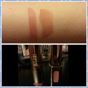 Milani lipstick in Nude Ballet and L'Oreal liquid lipstick in Nude Creme
