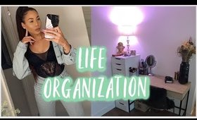 VLOG// LIFE ORGANIZATION, DECLUTTER & PLANNER UPDATE