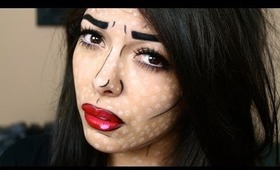 Last Minute Halloween Makeup Tutorial: Comic Book Character
