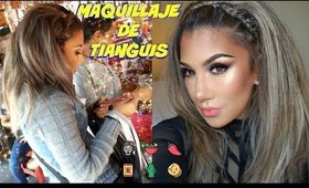 Maquillaje de TIANGUIS / street markt makeup tutorial| auroramakeup