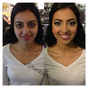 Before and after of a client of mine! For bookings in the NJ/NY area email, Sarah.c.antonucci@gmail.com 