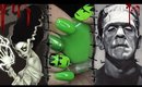 DIY Frankenstein Nails  |  Easy Halloween Nail Tutorial
