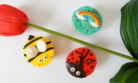 Ladybug and Bee Cupcakes