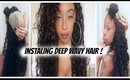 Installing My Malaysian Deep Wave Hair/EHair Outlet Review