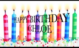 HAPPY BIRTHDAY CHLOE