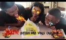 BLAZIN BUFFALO WILD WINGS CHALLENGE | EXTRA BLAZIN SAUCE!