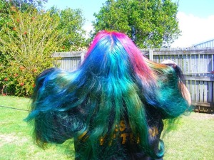 Did this to my own hair a couple years ago for my birthday