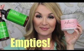 Empties...Products I've Used Up