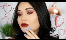 TRYING NEW MAKEUP 😳 Valentines Day Makeup Tutorial