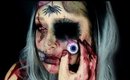 zombie halloween makeup tutorial | missing eye sfx