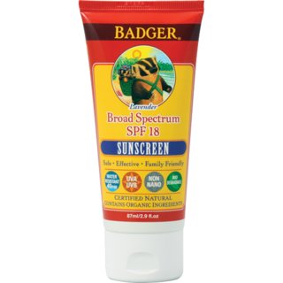Badger SPF 18 Lightly Scented Sunscreen