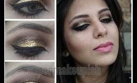Glittery Sparkled Holiday/ New Years Eve 2013 Makeup