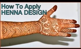 How To Make Henna Design Indian Pakistani Arabic Mehendi designs