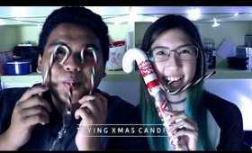 Trying Christmas Candies • MichelleA