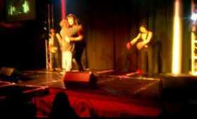 Kazzandra as selena at circus night club