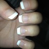 classic French nails