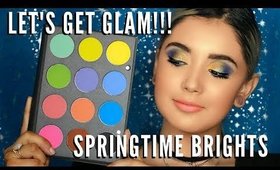 Springtime Glam Easter Brights Young and Youthful Step by Step Quick Demo | mathias4makeup