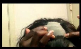 Natural Hairstyle: DIY Invisible Part Sew-In Wig