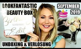 Lookfantastic Beauty Box  September 2019 | Birthday Edition mit Verlosung 🥳