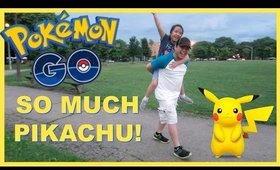 SO MUCH PIKACHU! Pokemon GO Vlog #2