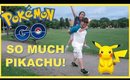 SO MUCH PIKACHU! Pokemon GO Vlog #2