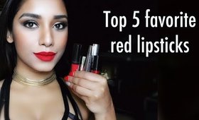 My top 5 favorite red lipstick (for brown skin)