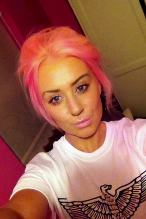 Pink pastel hair