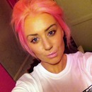 pink pastel hair 