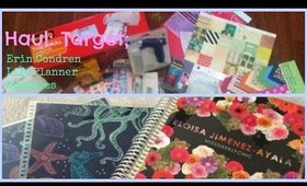 Haul-Target Supplies for my Erin Condren Life Planner