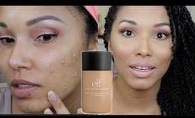 ELF Acne Fighting Foundation Demo + Wear Test