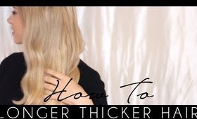 HOW I GET THICKER HAIR