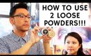 How to Use TWO Loose Powders for Acne Prone Oily Skin | Bridal Seminar Pt. 5 | mathias4makeup