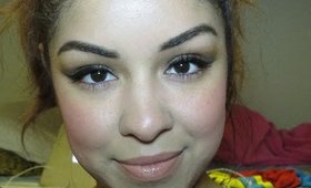 Brown Glittery Smokey Eye !