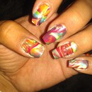 Colorful Water Marble