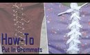 How To Put In Grommets