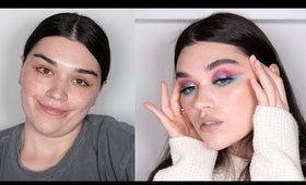 0 To 100 Glam using Huda Beauty Mercury Retrograde palette