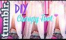DIY Tumblr Inspired Canopy/Fort