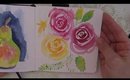 sketch book Flip Thru-Watercolor journal